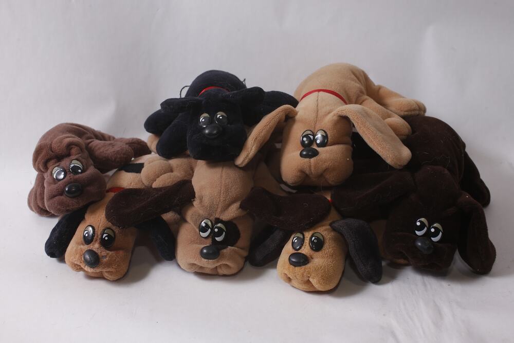 Tonka Pound Puppies Plush Lot Stuffed Animals w FLAWS ~ 260917-WH 710